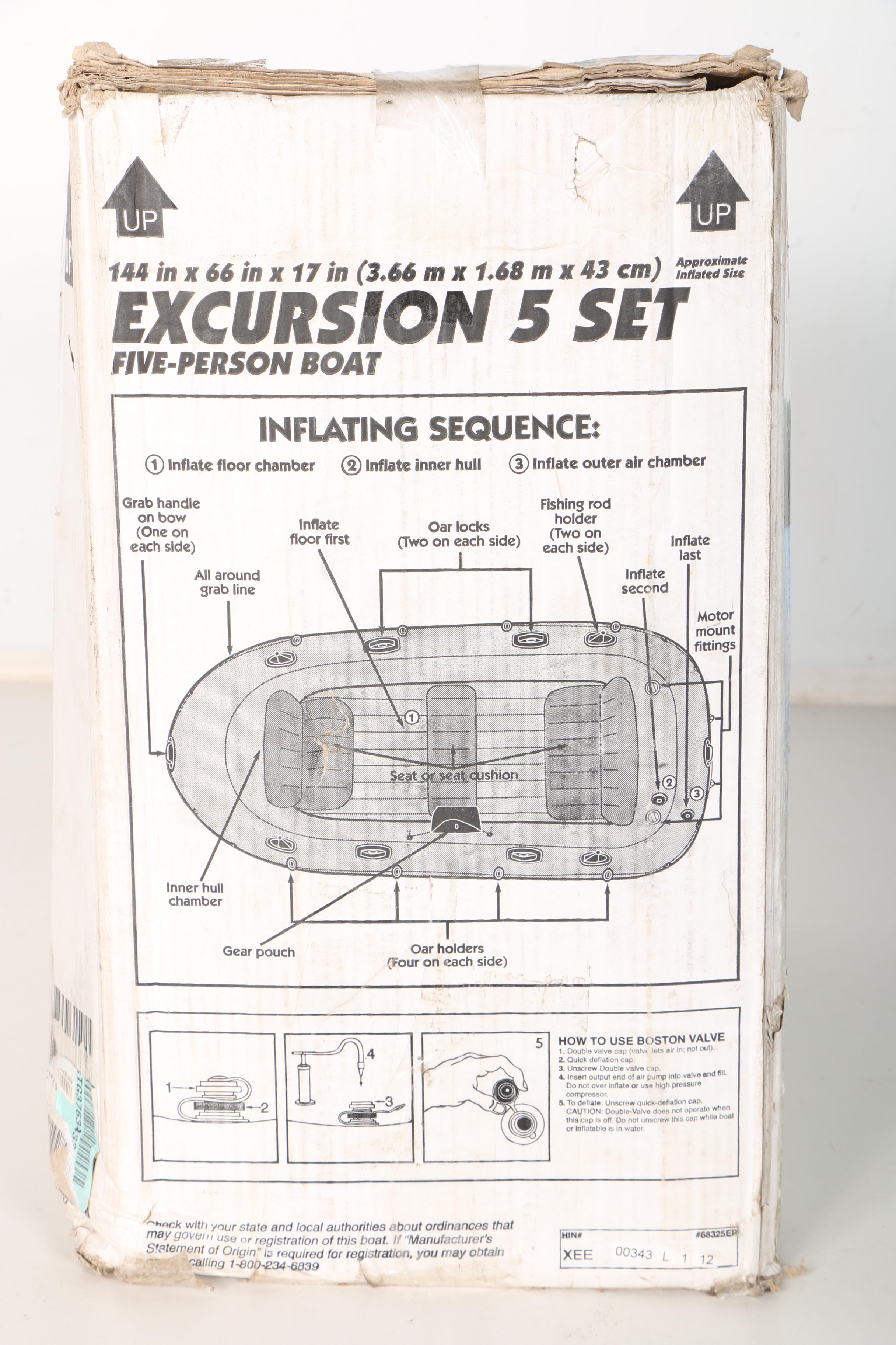 Intex Excursion Five Person Boat