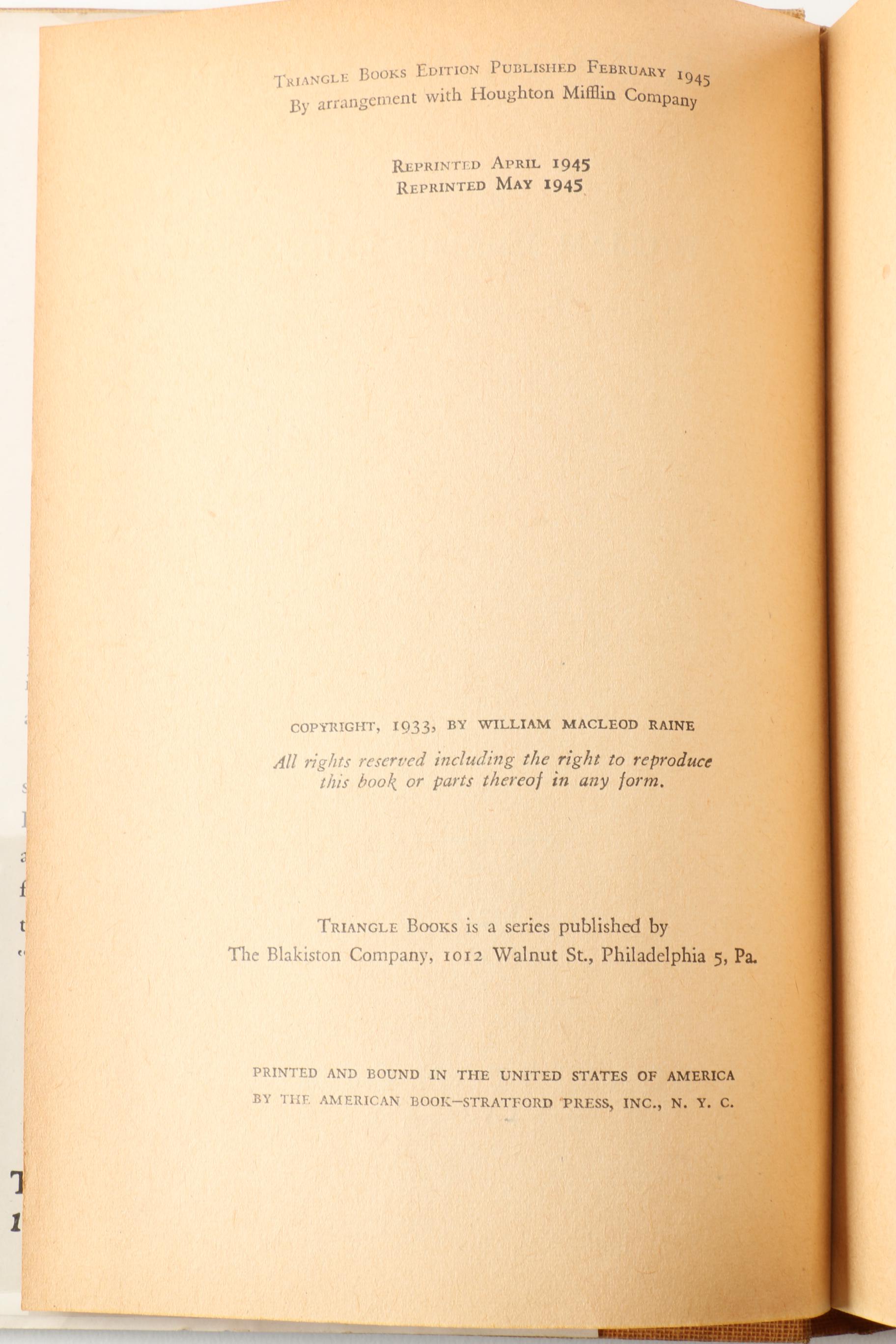 Vintage Western Americana Literature