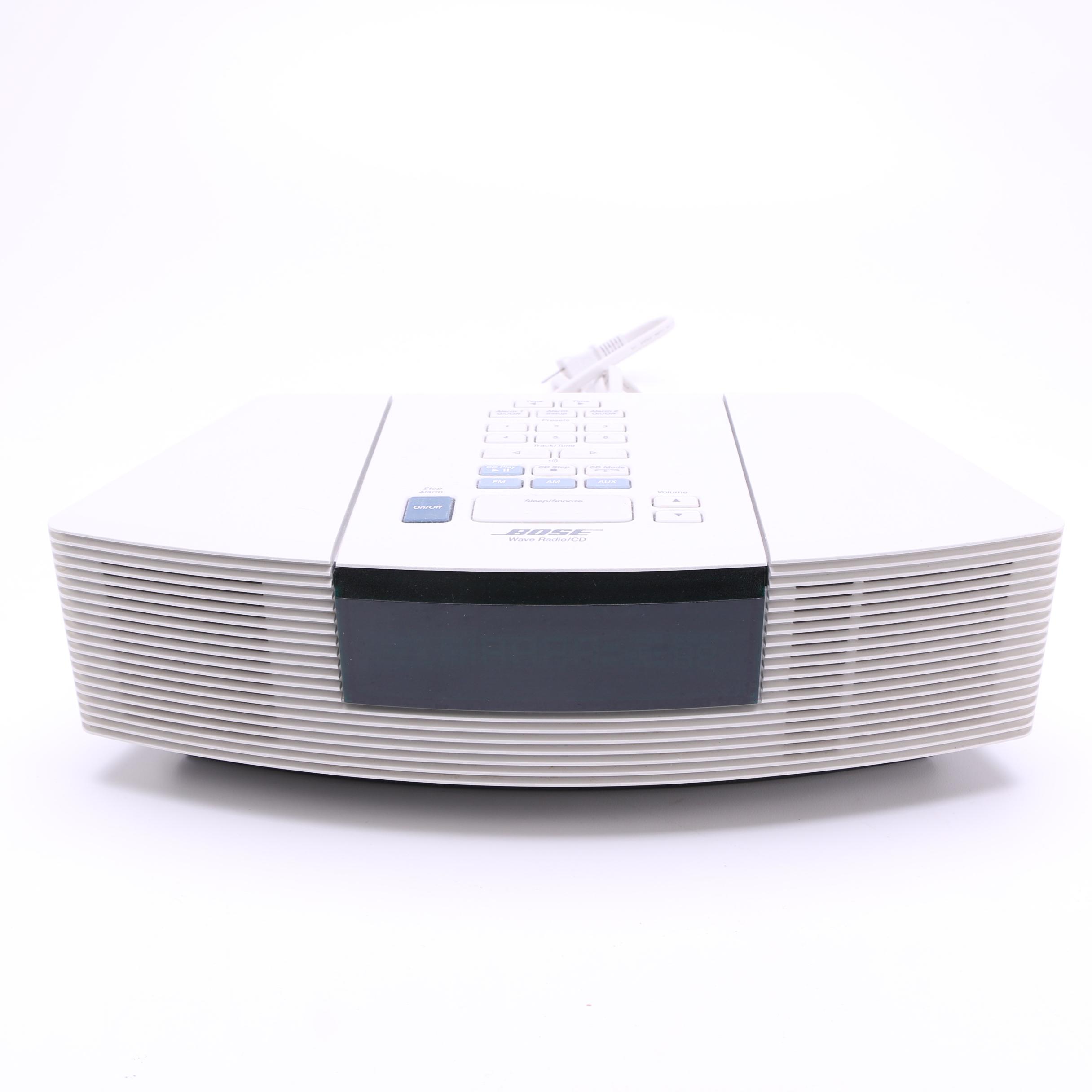 Classic Bose Wave CD Player and Radio Alarm Clock