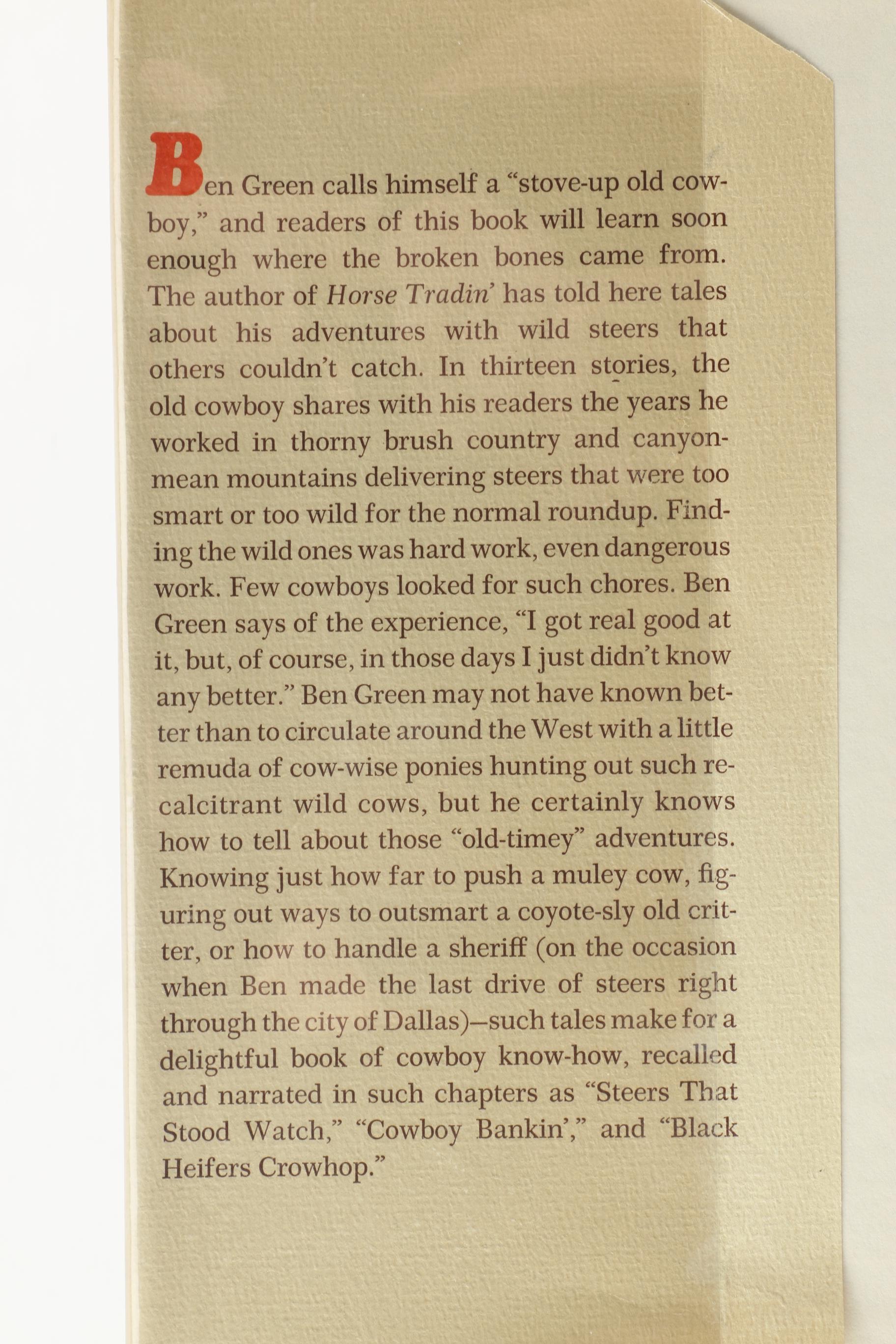 Vintage Western Americana Literature