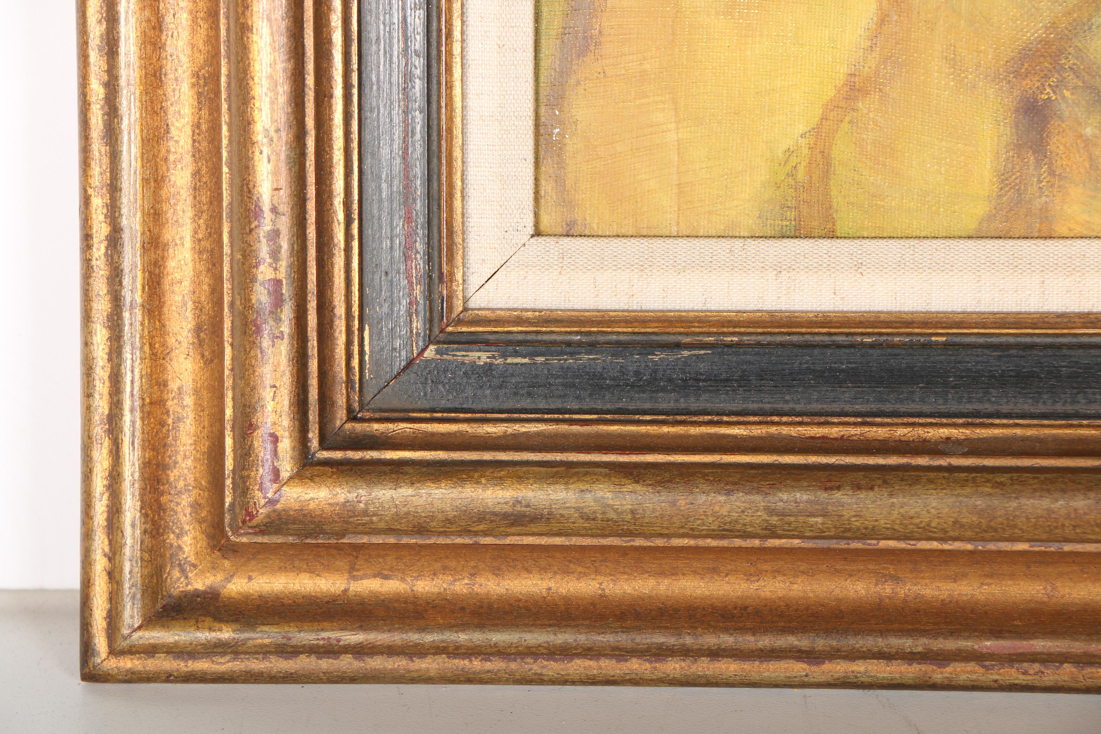 1967 Robert Aillaud Ayo Oil on Canvas