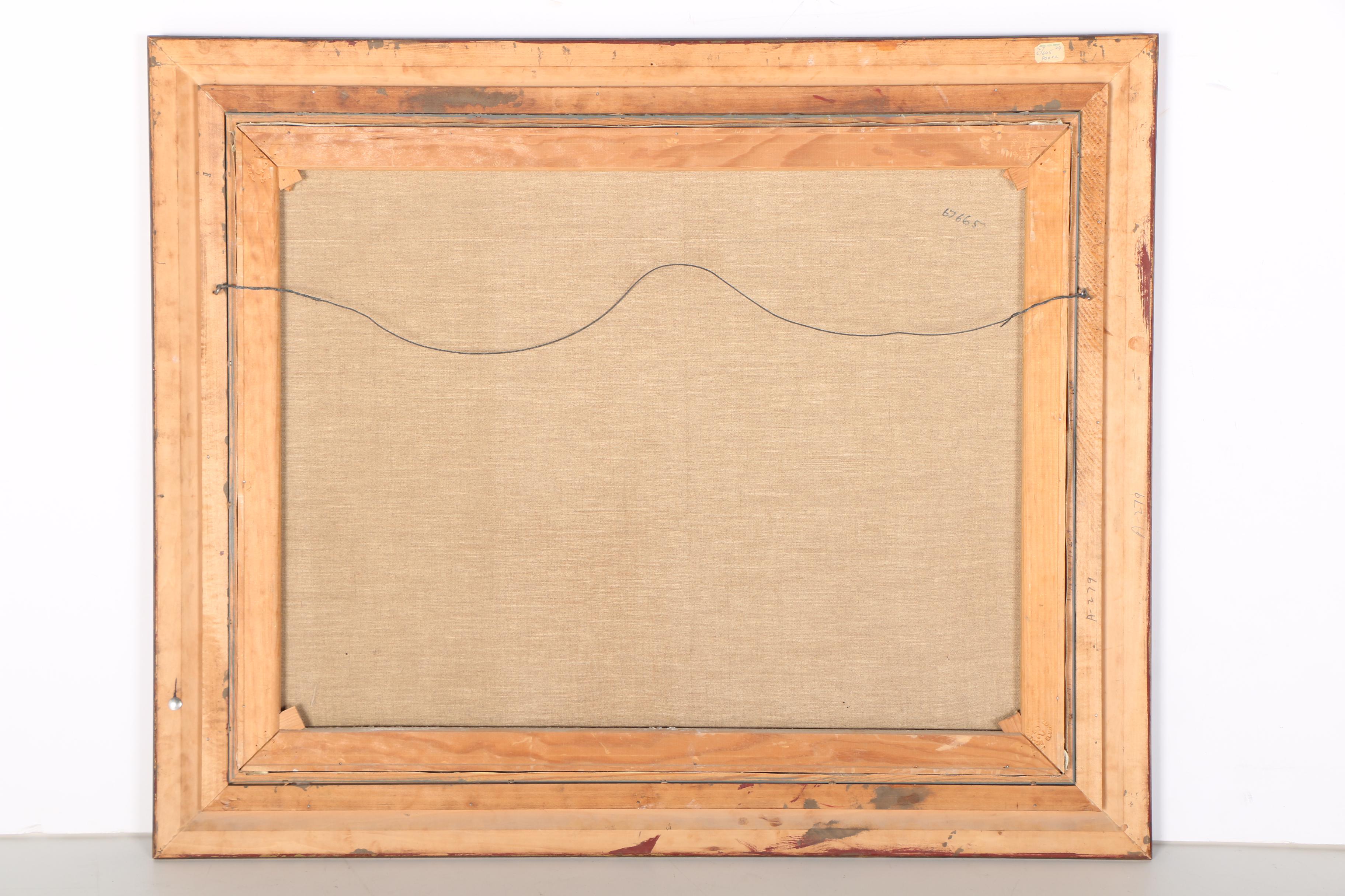 1967 Robert Aillaud Ayo Oil on Canvas