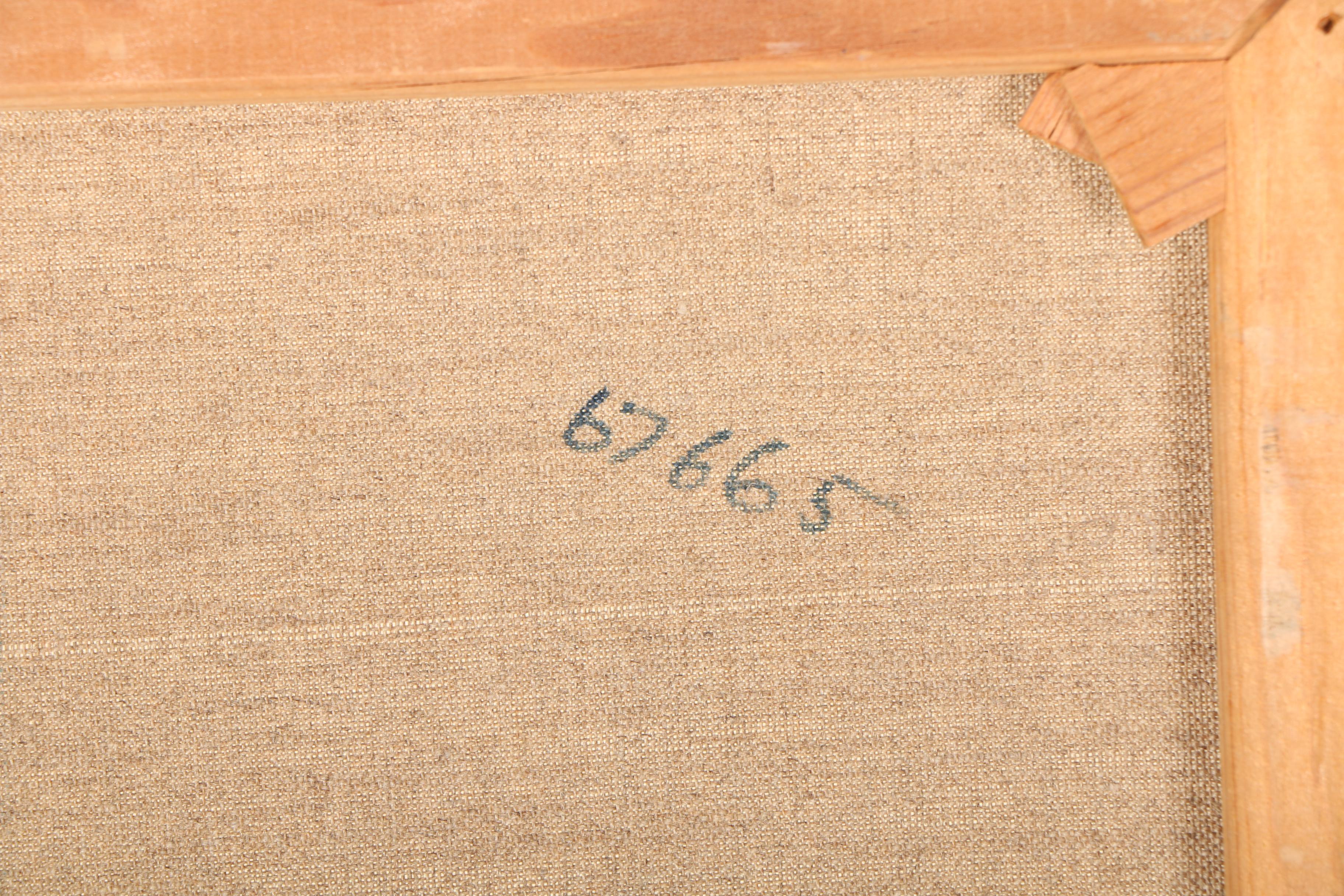 1967 Robert Aillaud Ayo Oil on Canvas