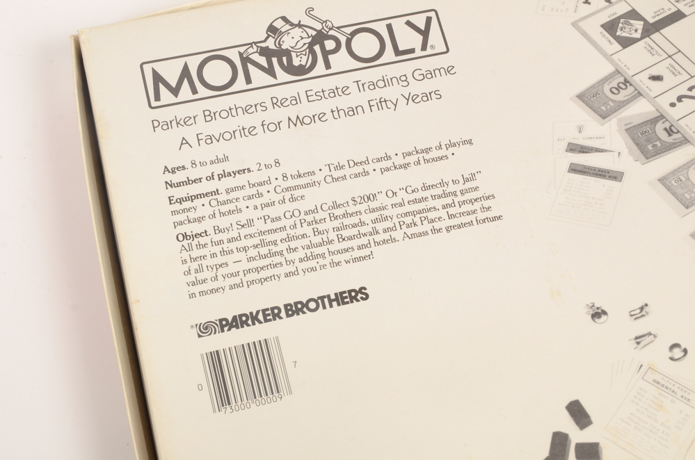 Vintage "Monopoly" Board Game