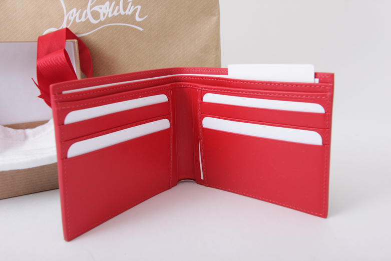 Men's Christian Louboutin Leather Wallet