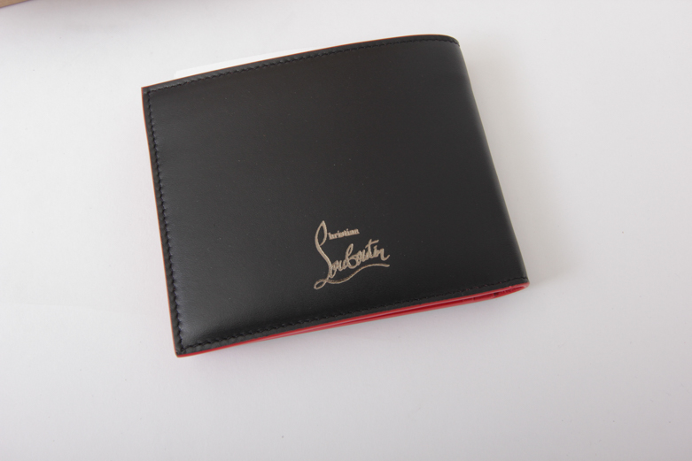 Men's Christian Louboutin Leather Wallet