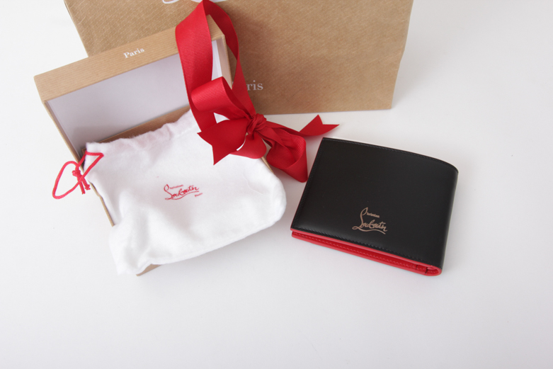 Men's Christian Louboutin Leather Wallet