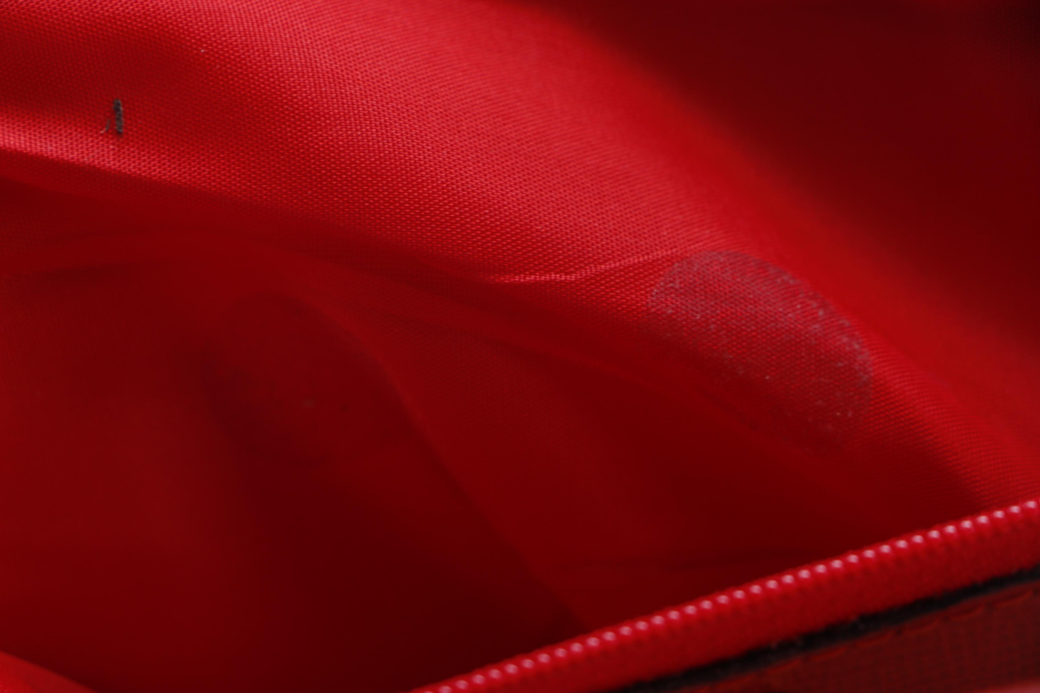 Mark Cross Red Leather Briefcase