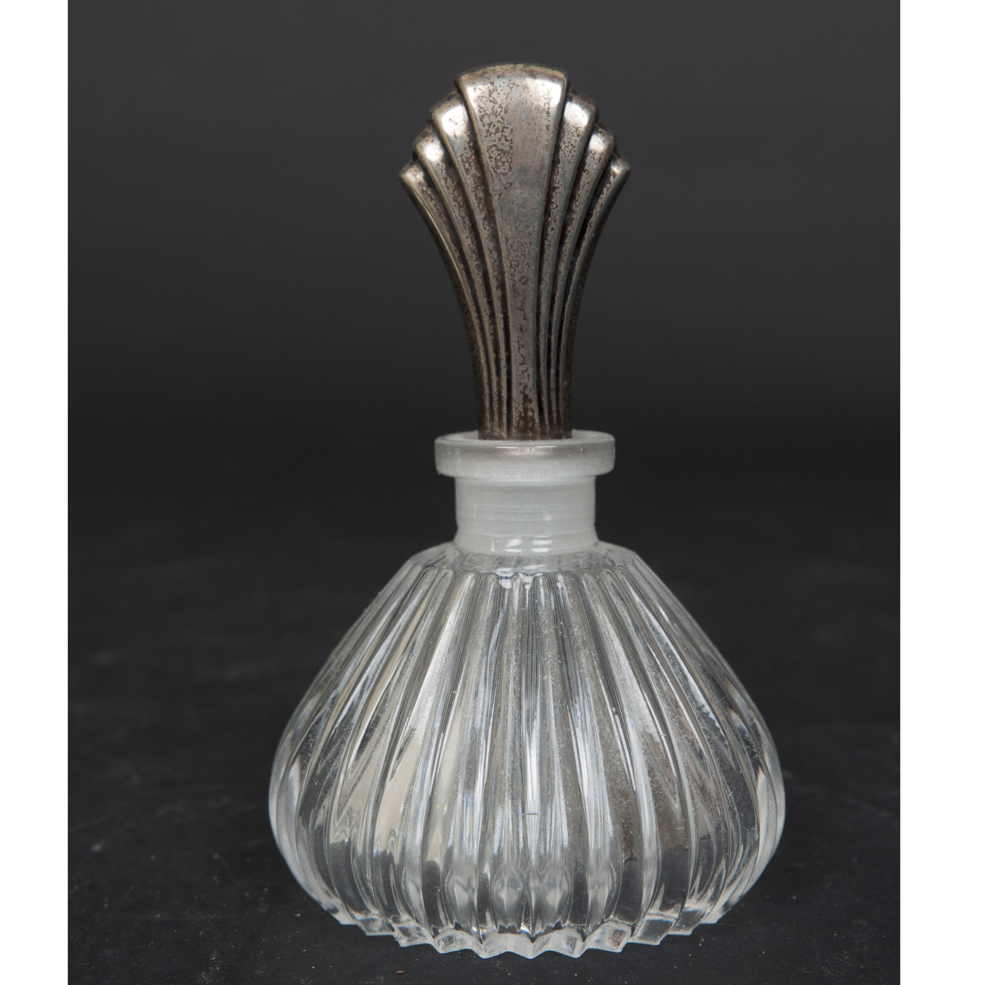 Perfume Holder with Towle Sterling and Glass Stopper