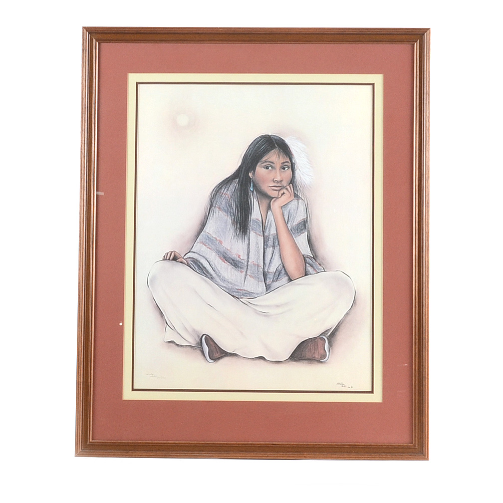 Sheila Hill Signed Limited Edition Offset Lithograph