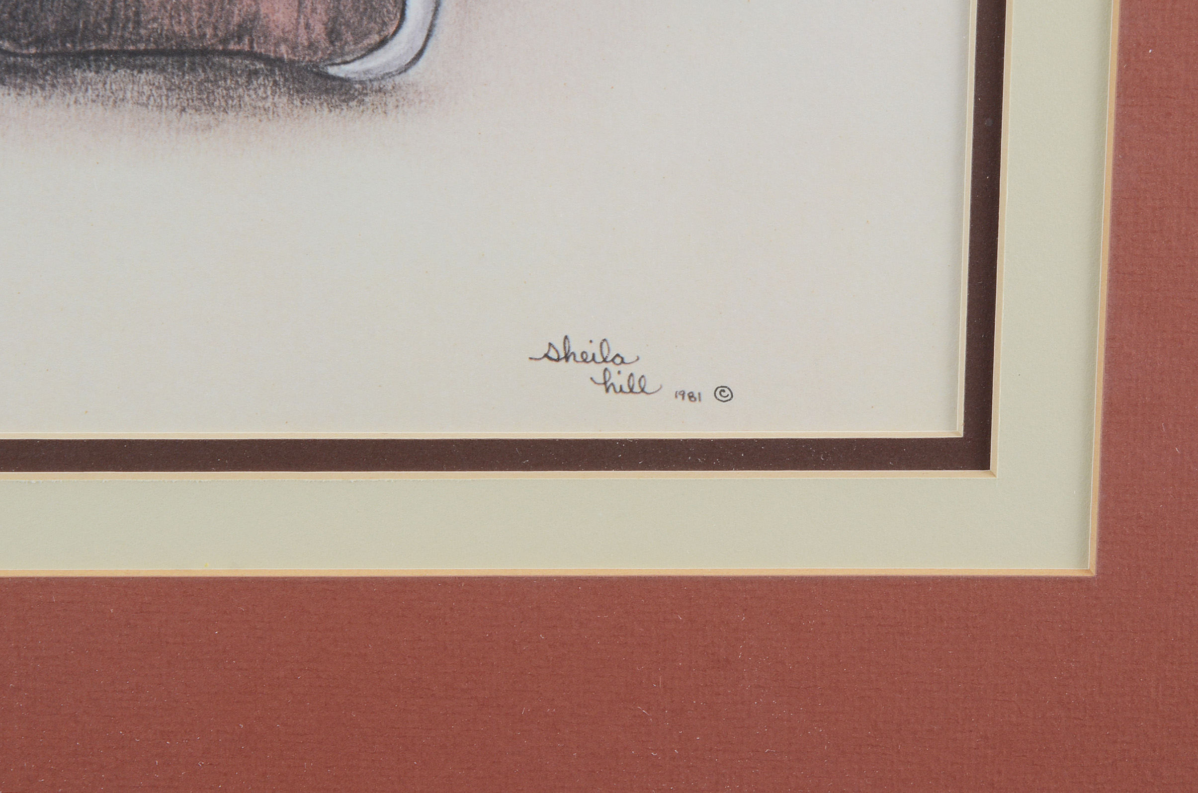 Sheila Hill Signed Limited Edition Offset Lithograph