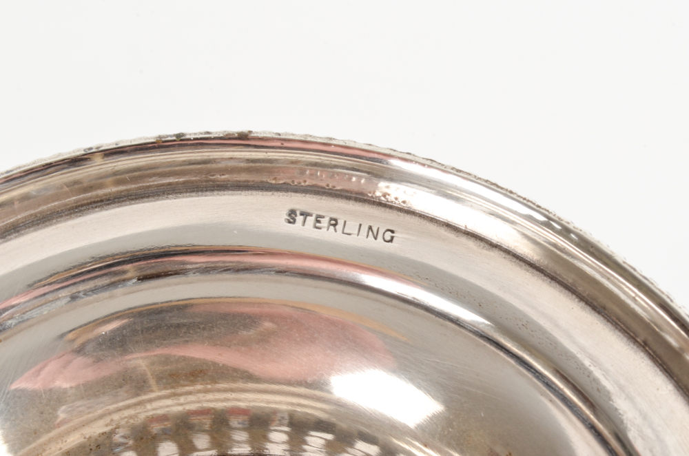 J.E. Caldwell Reticulated Sterling Silver Bud Vase