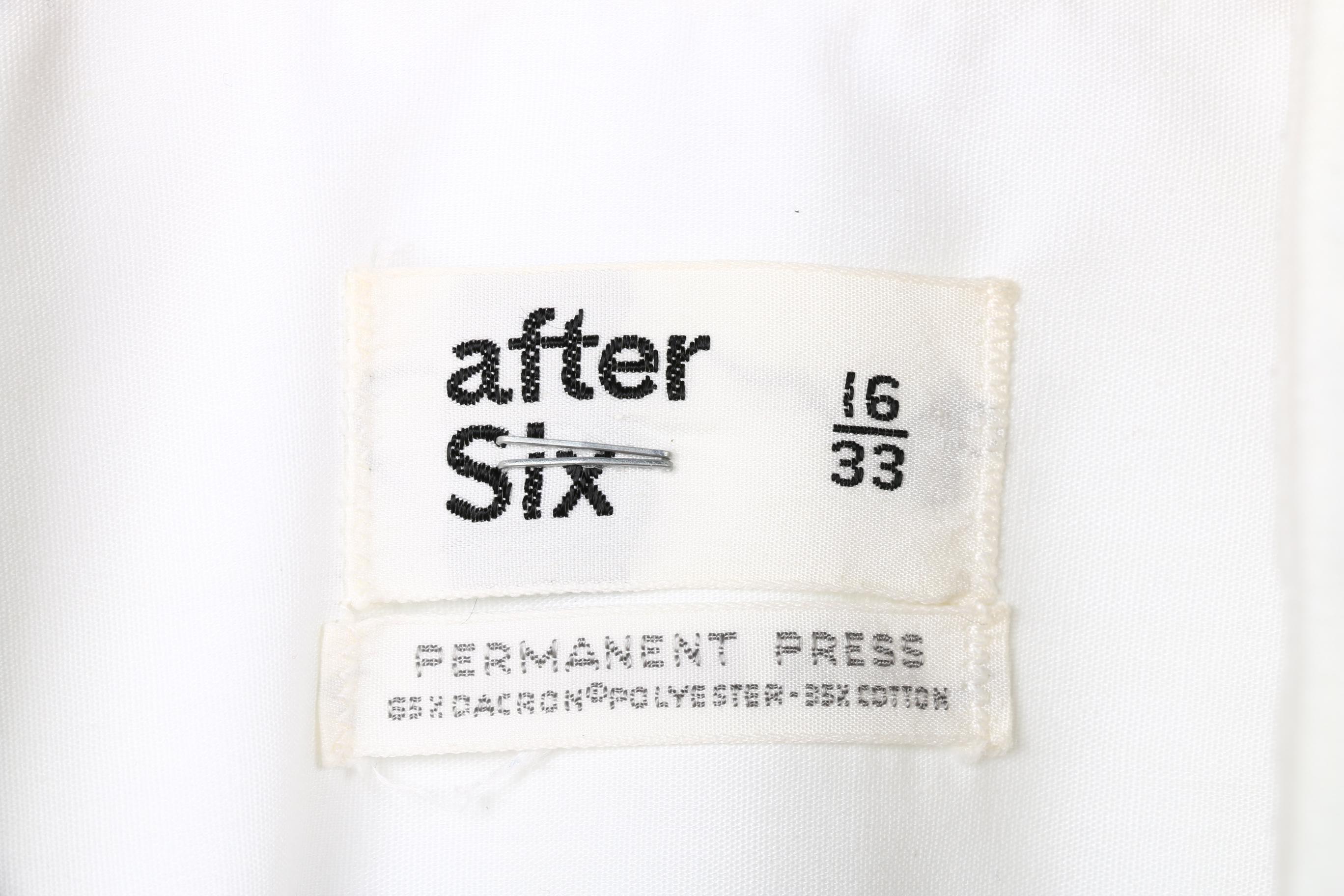 Collection of Men's Vintage Ruffle Tuxedo Shirts and Windbreaker