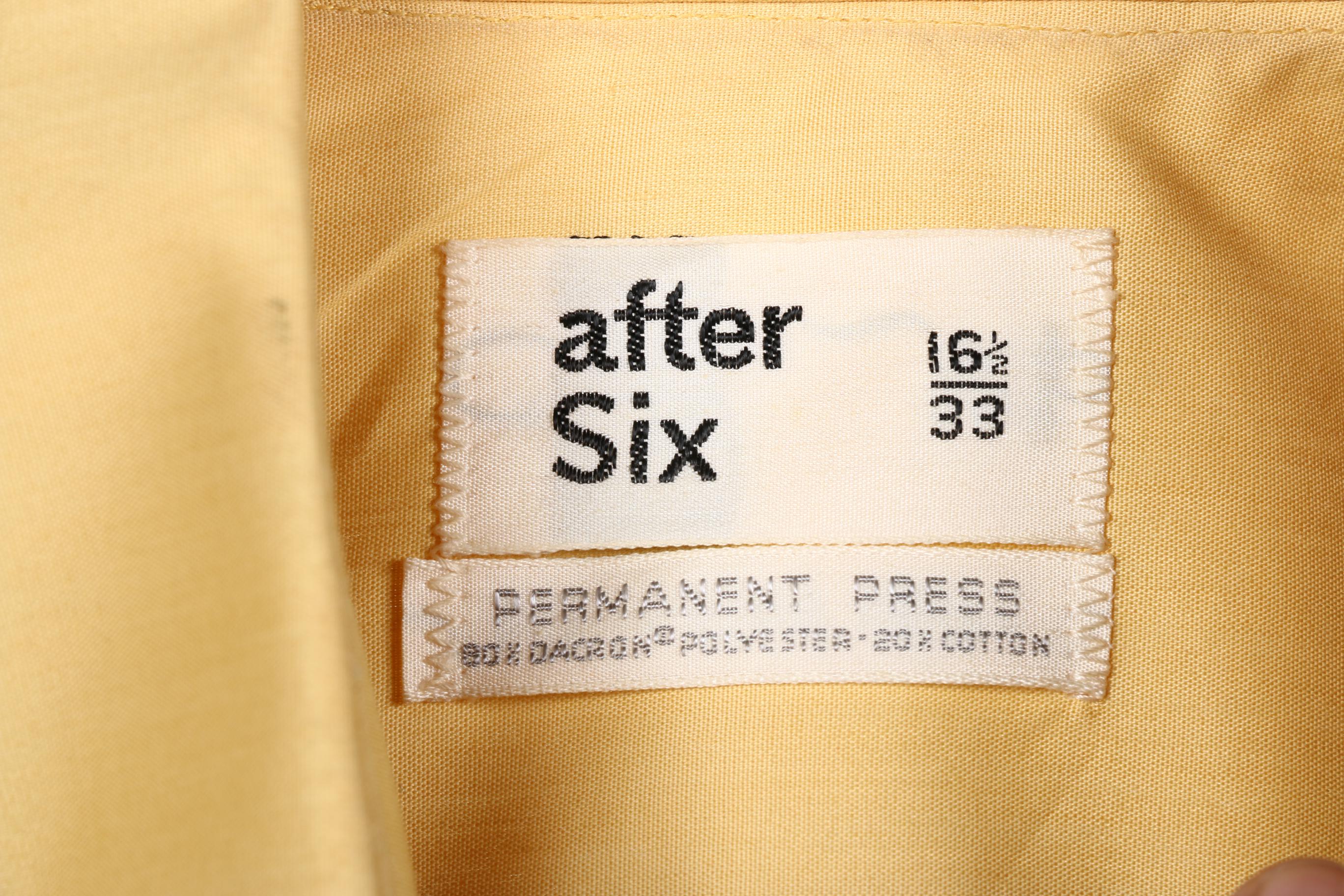 Collection of Men's Vintage Ruffle Tuxedo Shirts and Windbreaker