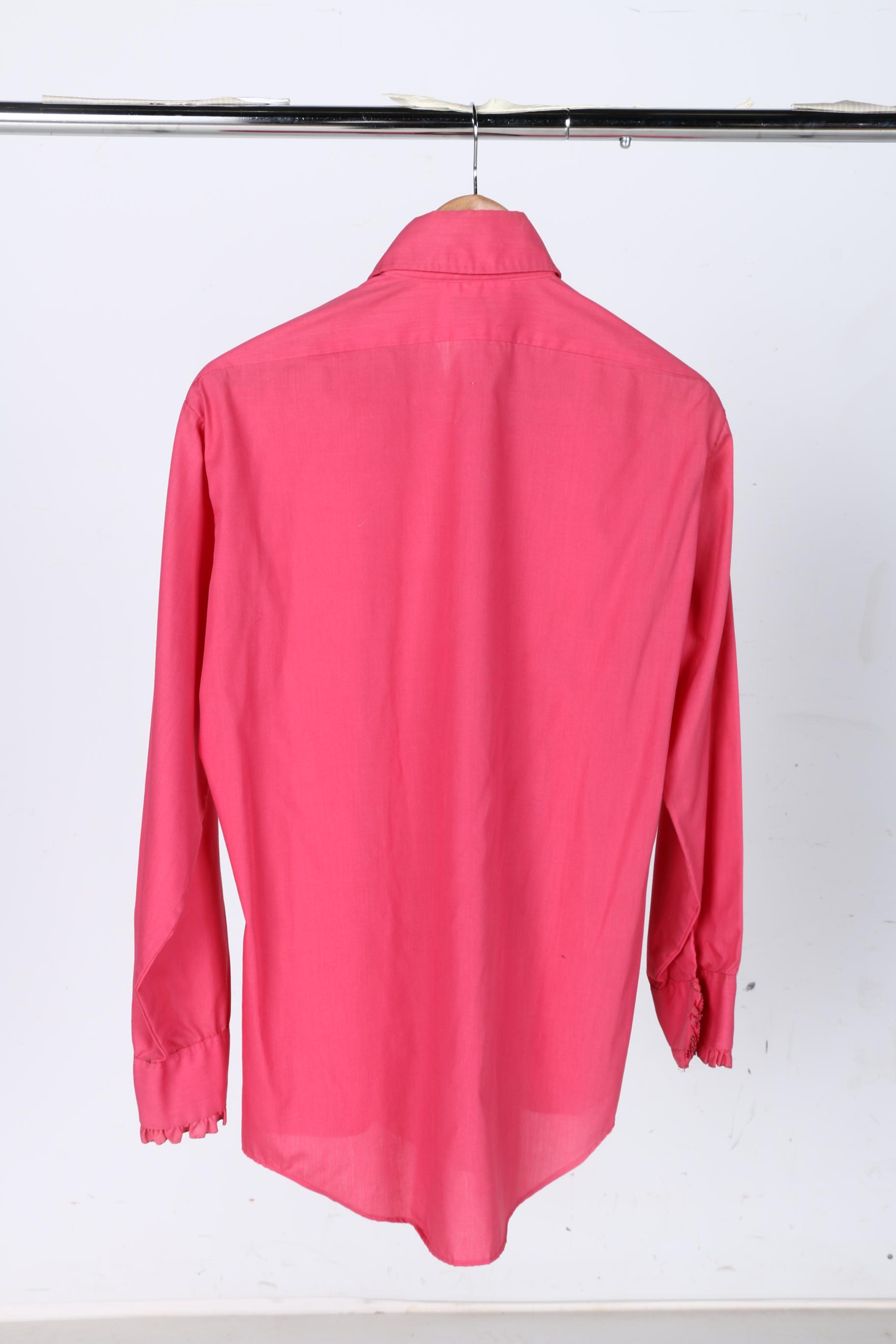 Collection of Men's Vintage Ruffle Tuxedo Shirts and Windbreaker