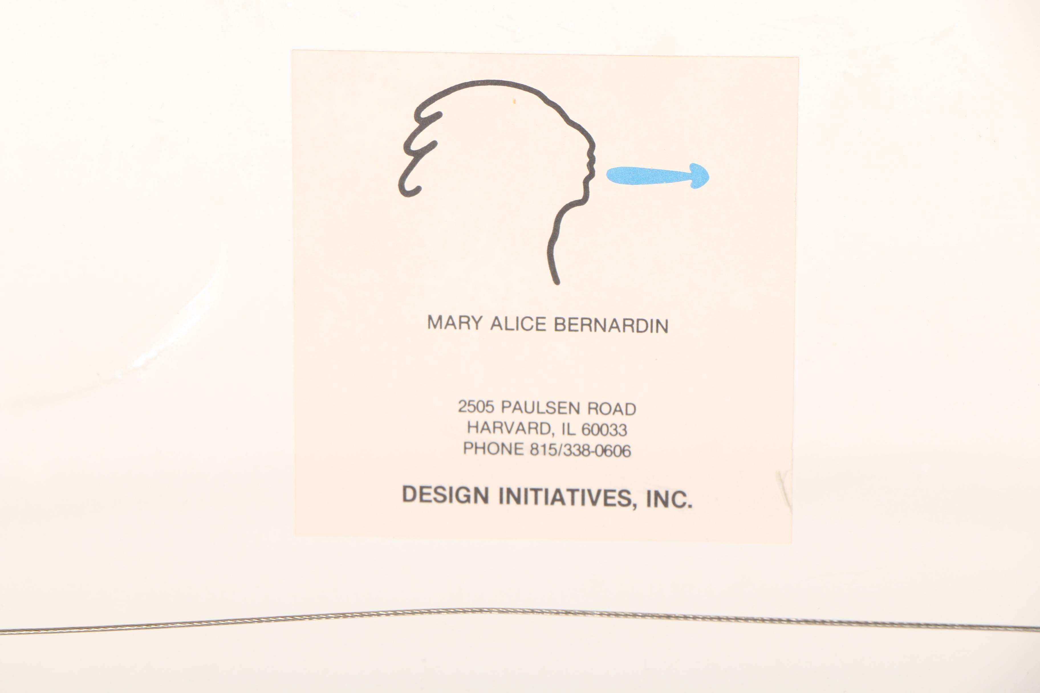 Mary Alice Bernardin Mixed Media Serigraph "Mindfulness"