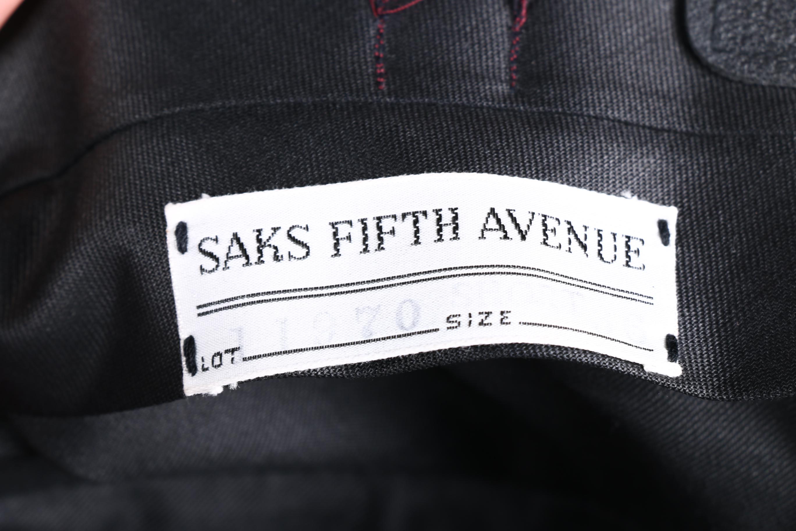 Collection of Men's Vintage Suit Separates with Saks Fifth Avenue