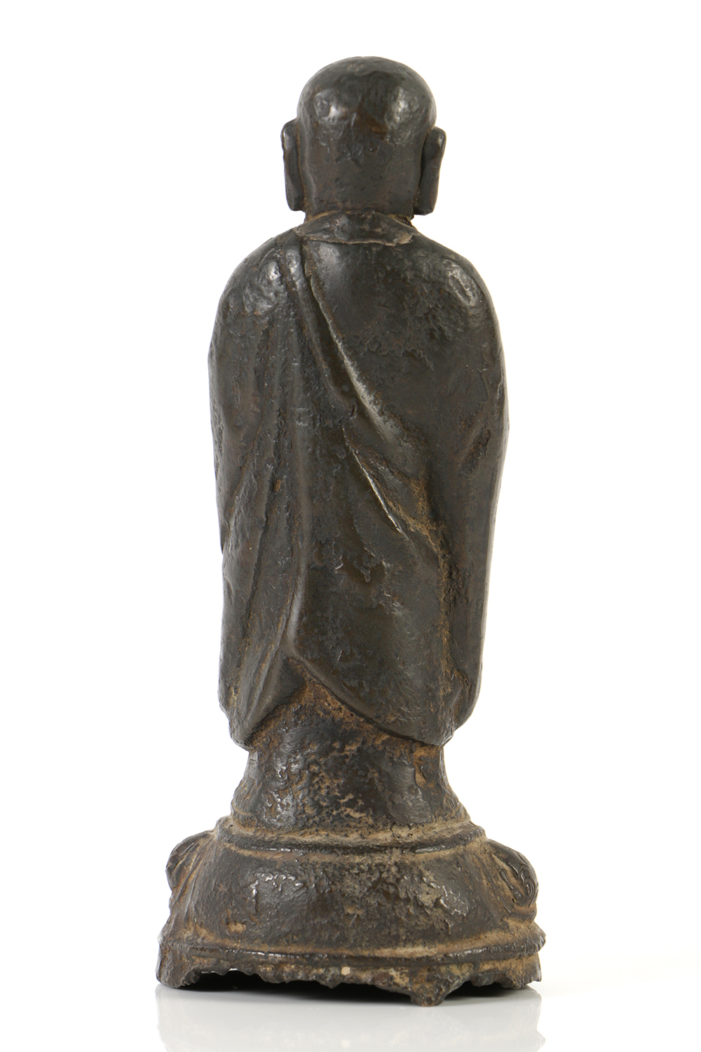 Chinese 19th Century Bronze Monk Figure