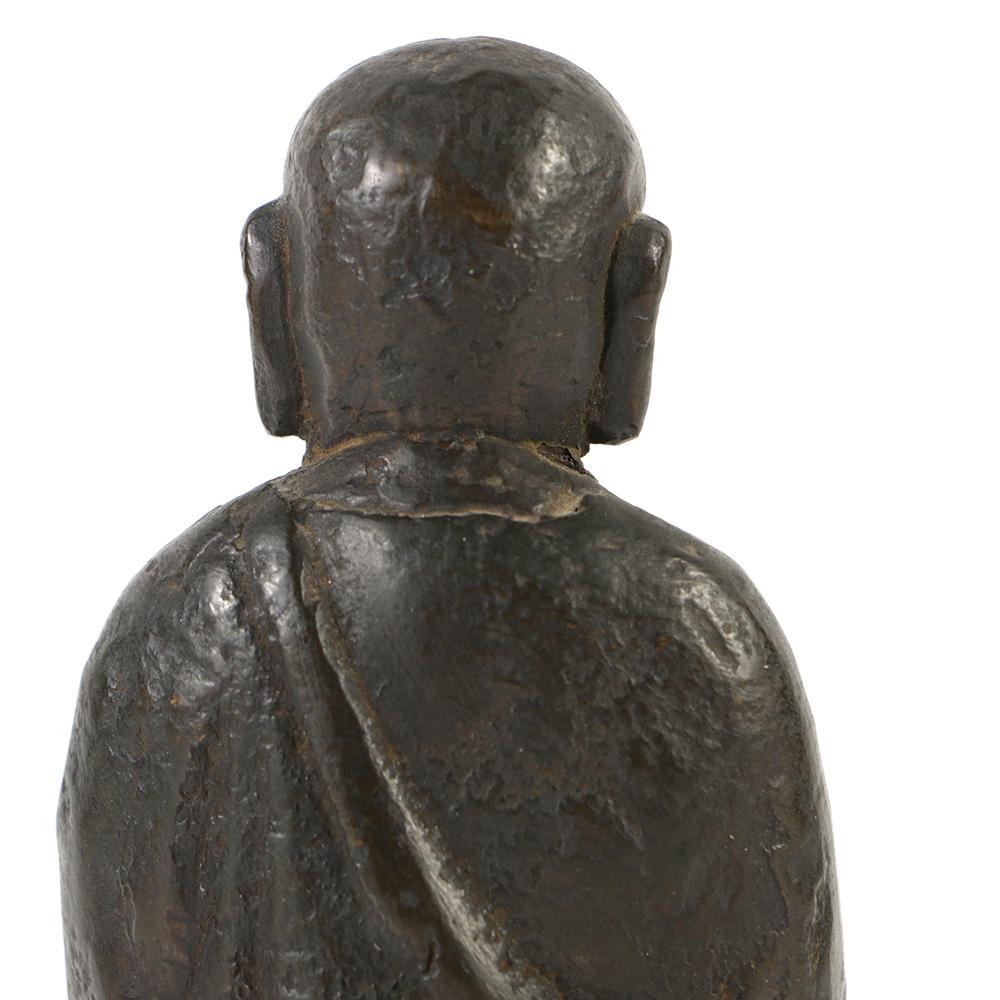 Chinese 19th Century Bronze Monk Figure