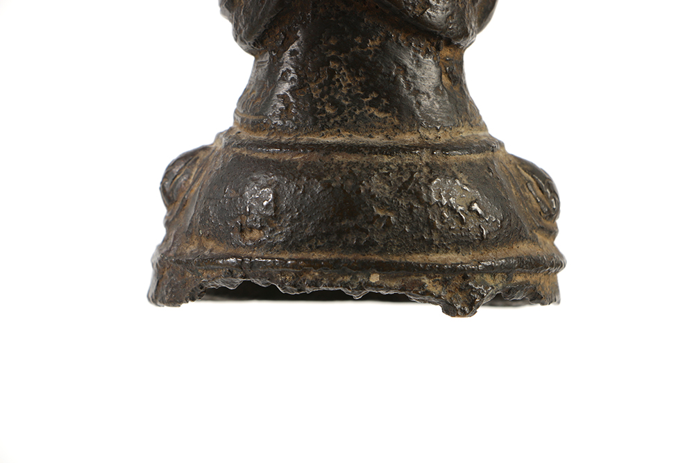 Chinese 19th Century Bronze Monk Figure