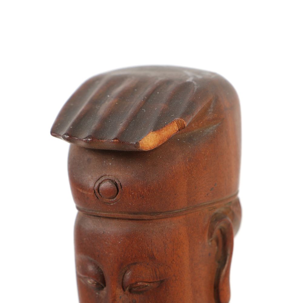 Fine Chinese Rosewood Carving of a Scholar-Official