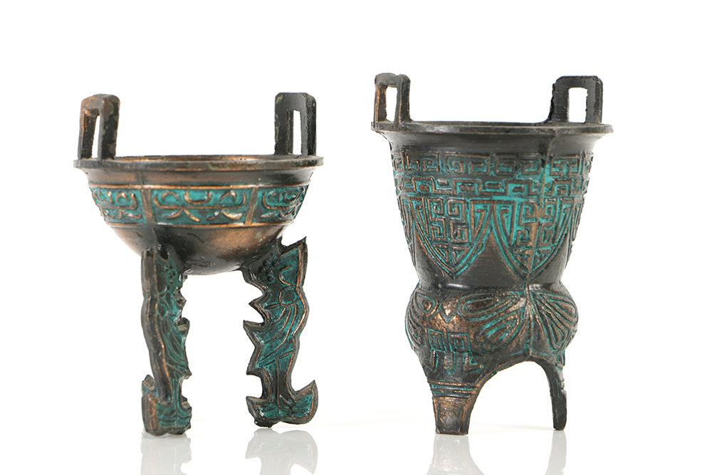 Collection of Chinese Archaic Style Cast Metal Censer