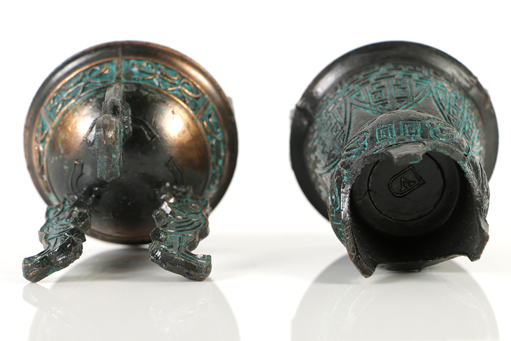 Collection of Chinese Archaic Style Cast Metal Censer