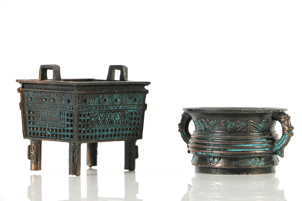 Collection of Chinese Archaic Style Cast Metal Censer