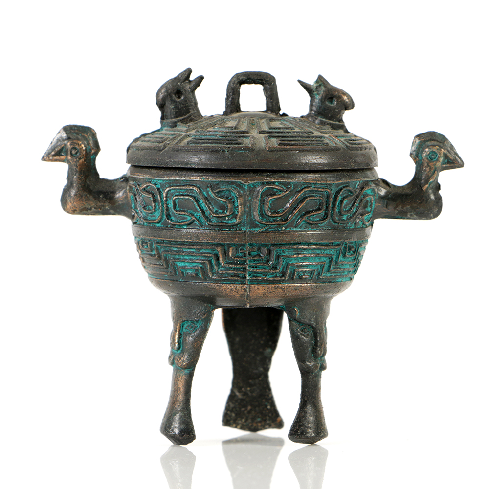 Collection of Chinese Archaic Style Cast Metal Censer