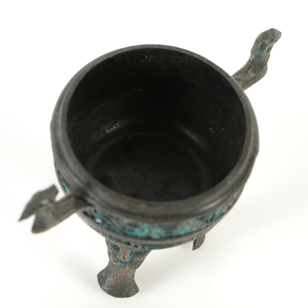 Collection of Chinese Archaic Style Cast Metal Censer