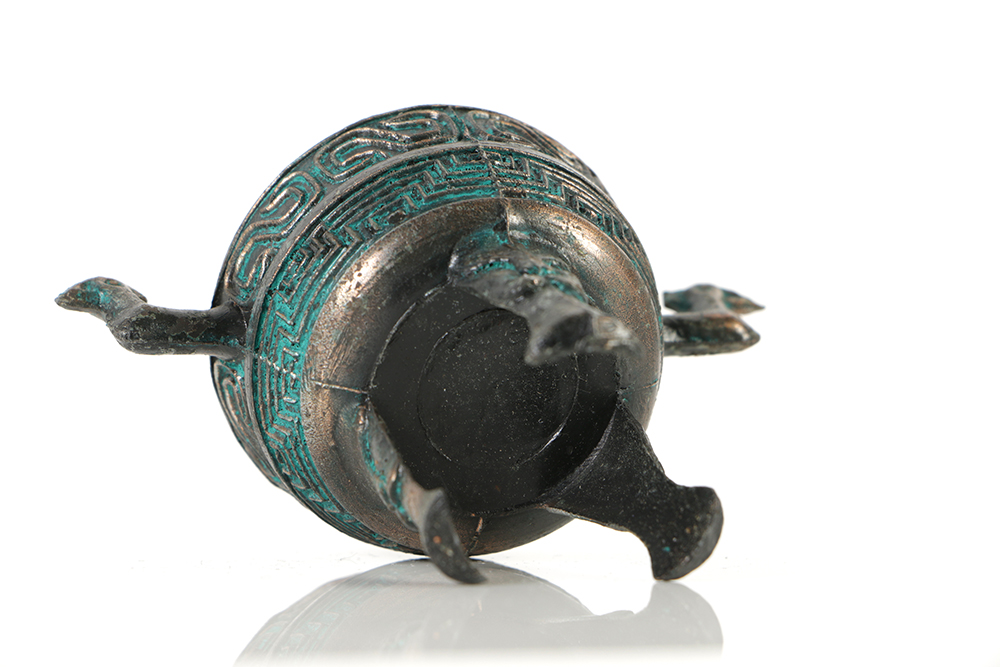 Collection of Chinese Archaic Style Cast Metal Censer