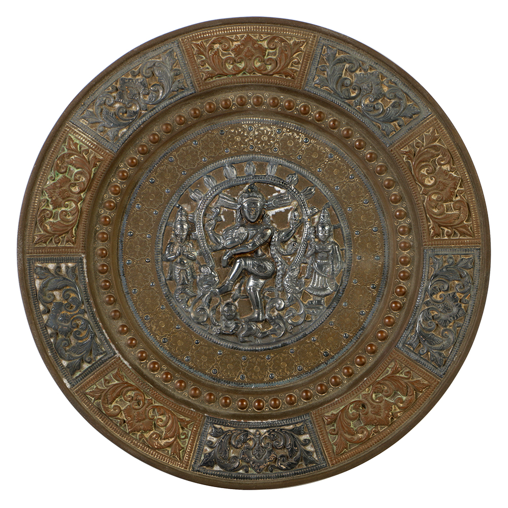 Indian Incised and Patinated Tray