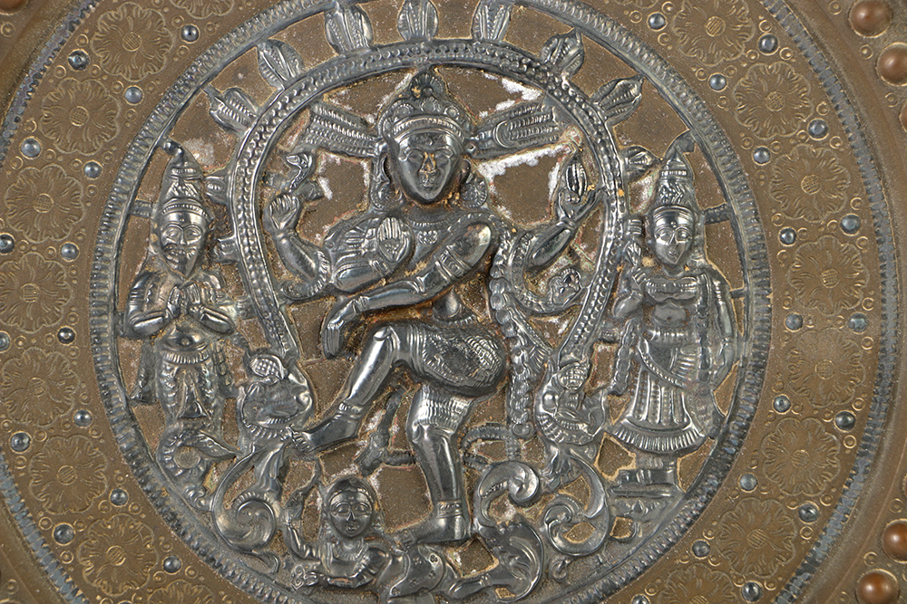 Indian Incised and Patinated Tray