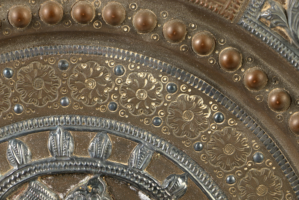 Indian Incised and Patinated Tray