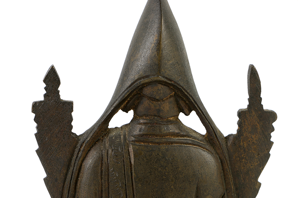 19th Century Bronze of a Tibetan Lama