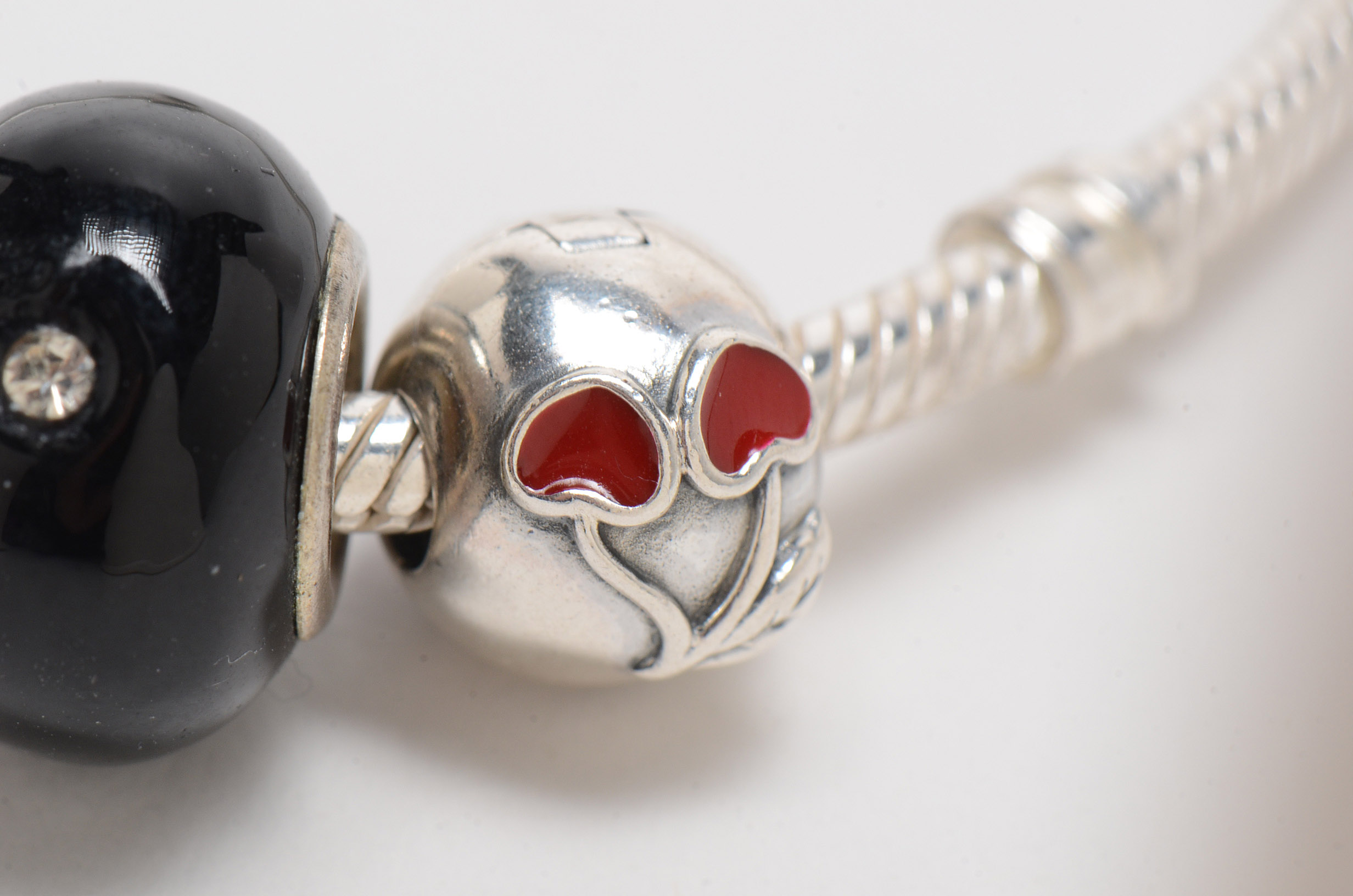 Pandora Sterling Silver Charm Bracelet with Charms