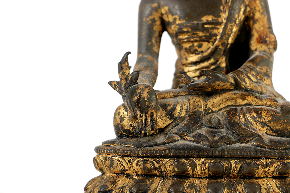 Sino-Tibetan Bronze Buddha Statue