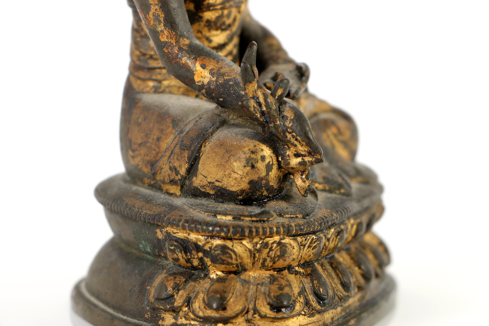 Sino-Tibetan Bronze Buddha Statue