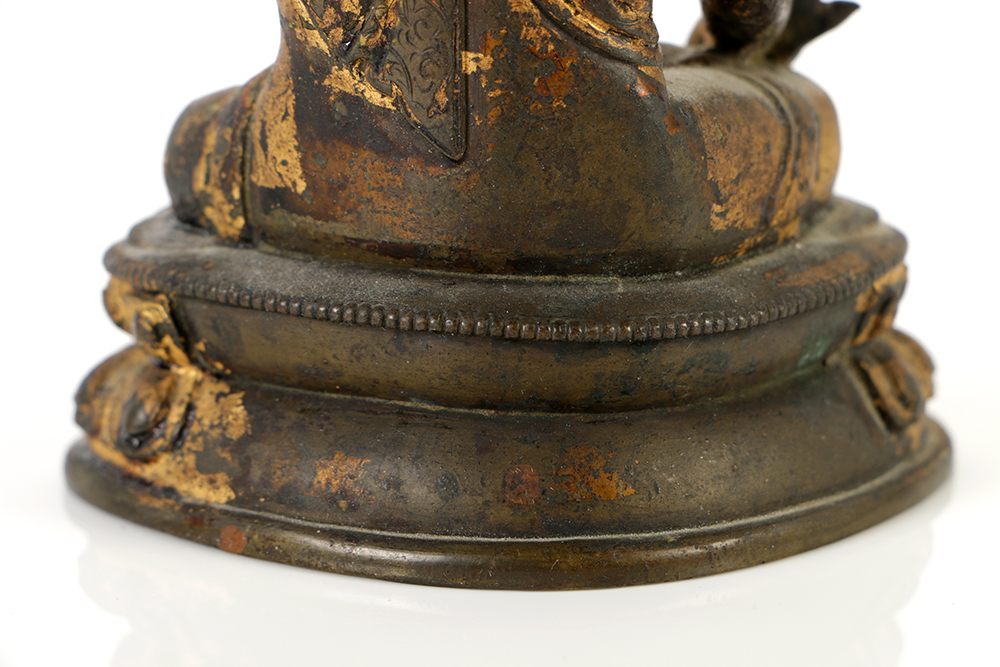 Sino-Tibetan Bronze Buddha Statue