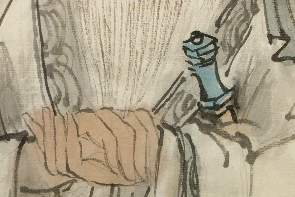 Chinese Watercolor by Ding Xiu Ge