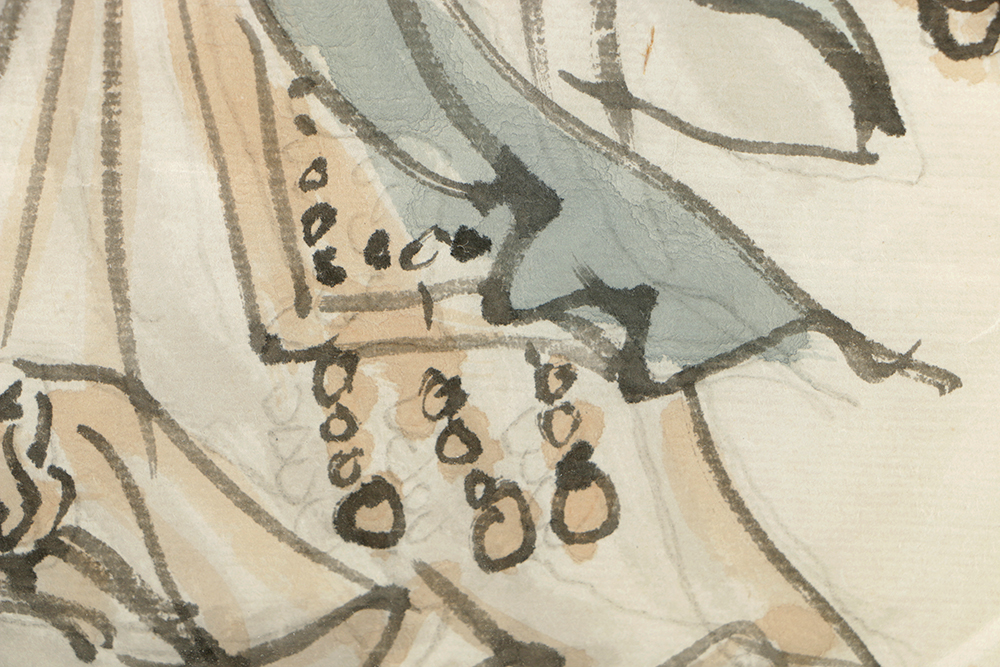 Chinese Watercolor by Ding Xiu Ge