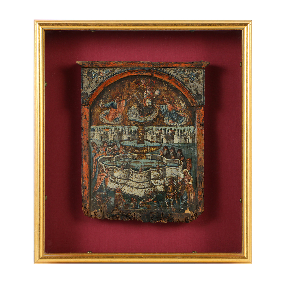 Early Greek Icon of the Life-Giving Wellspring