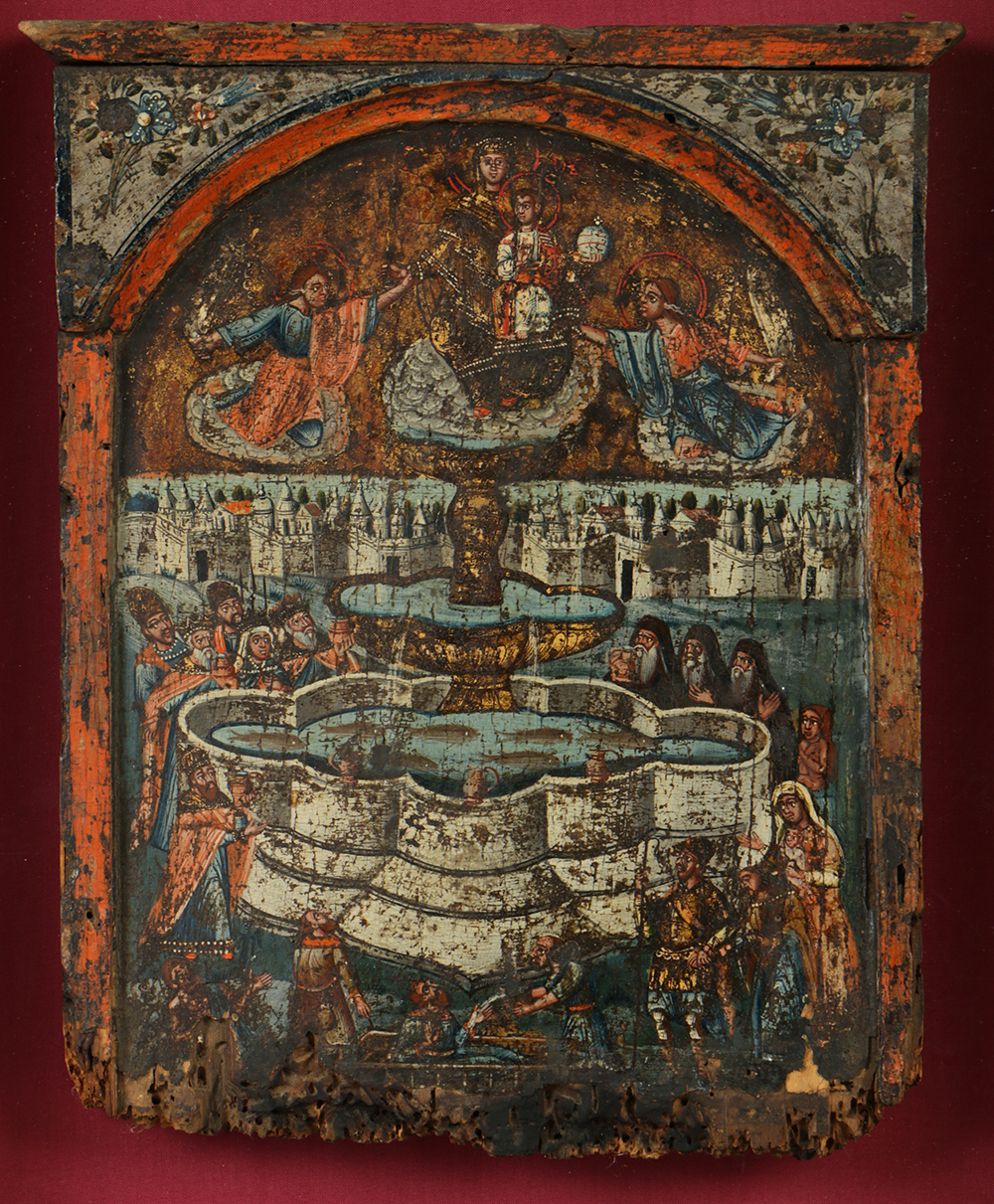 Early Greek Icon of the Life-Giving Wellspring