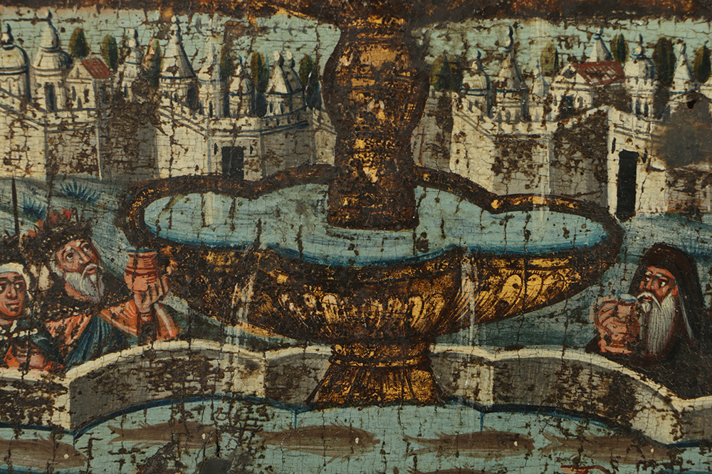 Early Greek Icon of the Life-Giving Wellspring