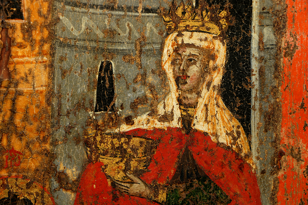 Russian Icon on Panel of the Decollation of St. John the Baptist