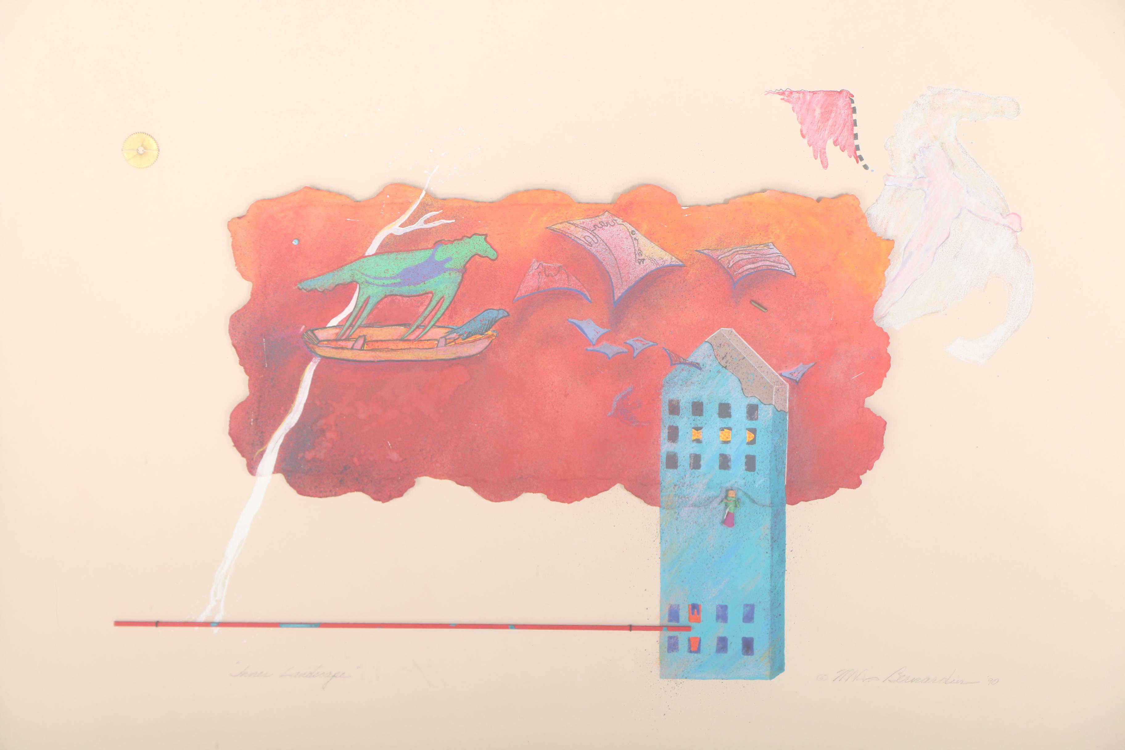 Mary Alice Bernardin Mixed Media "Inner Landscape"