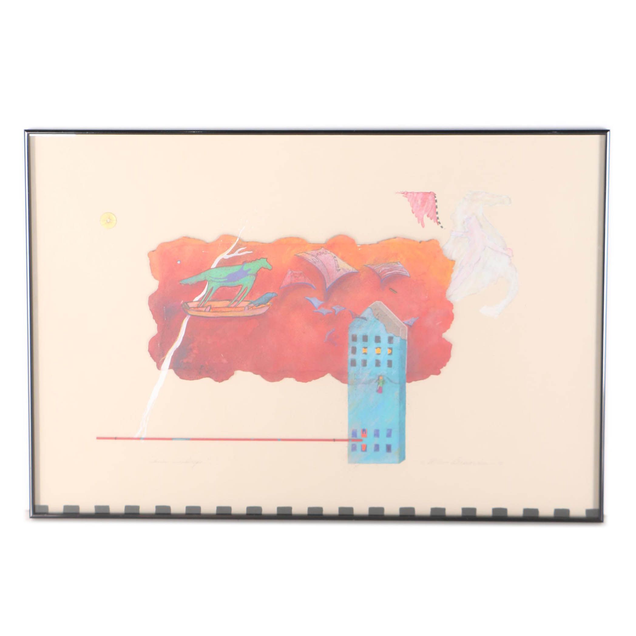 Mary Alice Bernardin Mixed Media "Inner Landscape"