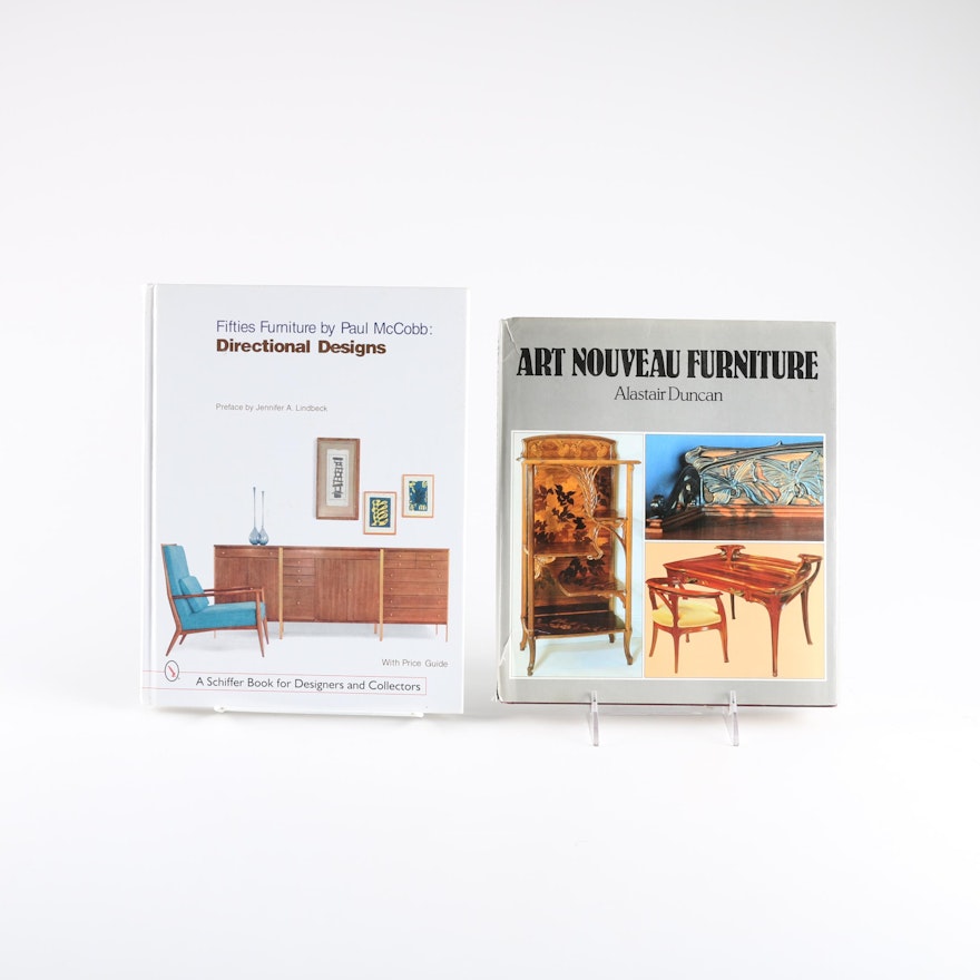 Art Nouveau And Mid-century Modern Furniture Design Books