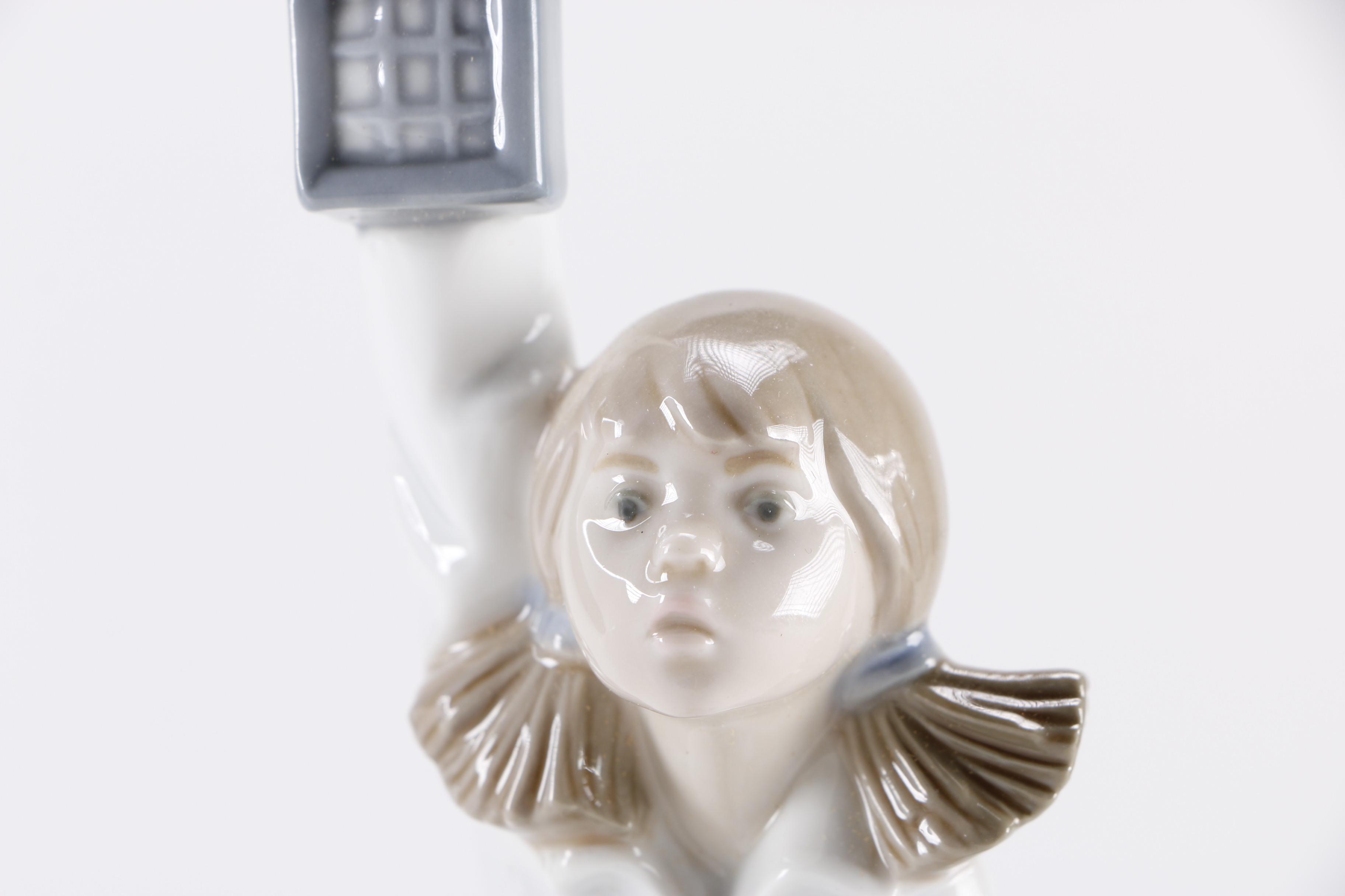 Nao by Lladro Girl With Dog Figurine