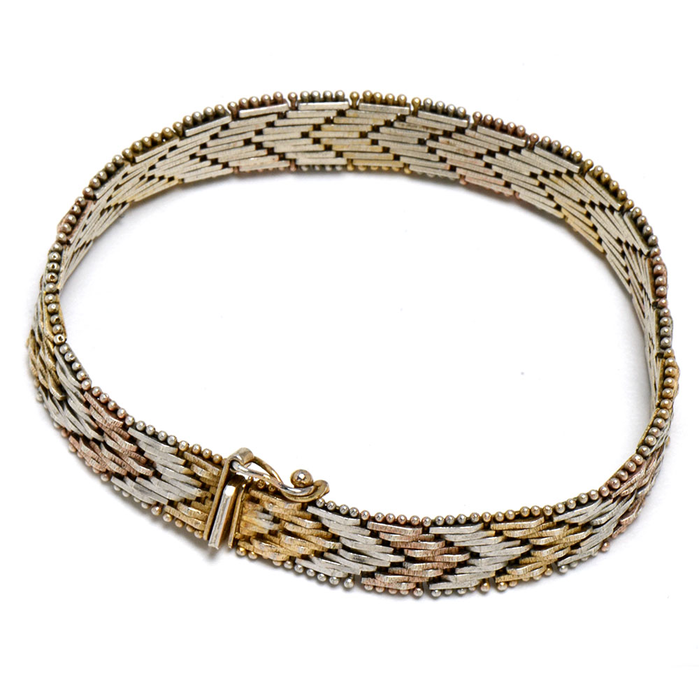 Sterling Silver Necklace and Bracelets